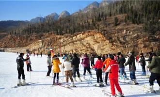 河南郑州嵩山滑雪场